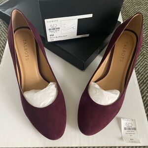 Talbots Deep Burgundy Women's Heels